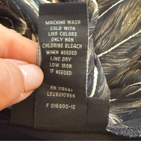 Lane Bryant Maxi Dress 14/16 Multicolor Feather Elastic Waist Southwestern Tribe - Picture 9 of 9